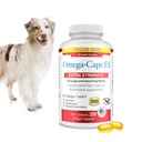 Omega-Caps ES per cani grandi e giganti - Omega 3, vitamine, minerali, antiossidanti - Supporto sistema immunitario, articolazioni, cuore e cervello - 250 capsule di softgel