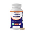 Vitamatic Slippery Elm Bark 10000 mg Equivalent Per Serving (da 20:1 Extract 500 mg), Made with Peppermint, DGL, & Aloe Vera - 180 Veg Capsules, and Concentrated 20X Potency