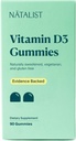 NATALIST Vitamina D3 1000 IU (25mcg) Gummies High Potency Immune Health Support Supplemento Daily Healthy Bone, Teeth & Muscle Formula for Women & Men - Vegetariano, senza glutine - 90 Gummies