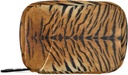 Animal Tiger Stampa Pill Box 7 giorno Pill Case Travel Pill Organizer Bag con Zipper Portable Weekly Case Dimensioni compatte per il supporto supplemento di vitamina