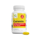 Terry Naturally Curamin Extra Strength - Curcumin & Boswellia Supplemento per il supporto della circolazione sana - Supplemento currico ai giunti di sostegno, salute del muscolo e produzione di endofora - 60 compresse