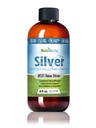 NutriNoche Colloidal Silver Liquid - Argento Premium per Supporto Immune - Organic Plata Coloidal para Tomar - 99,99% Ultra Pure Nano Particelle per Assorbimento Ottimizzato - 30 ppm 8 oz