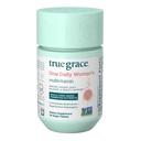True Grace One Daily Women’s Multivitamin Fermented Minerals, Organic Adaptogens & Mushrooms Whole Body Balance, Immune, Energy, Beauty Support - Non-OGM, Gluten Free, Soy Free - 30 Vegan Tablet