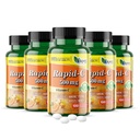 America Medic & Scienza Rapid-C 500mg Vitamina C Supplemento 500 compresse (5 Confezione di 100 compresse) Supporto giornaliero del sistema immunitario, Antiossidante | Vegan, acido ascorbico non OGM per gli uomini adulti e le donne