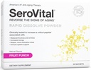 Serovital Rapid Dissolve Powder - Supplemento anti-invecchiamento per le donne, i benefici della pelle, l'energia e il sonno migliore | 30 giorni di alimentazione - Punch di frutta
