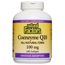 Fattori naturali Coenzyme Q10 - Integratore di supporto antiossidante Supporta la produzione di energia cellulare - Migliore assorbimento Aids Funzione cardiaca sana - 100 mg, 240 Softgels (240 Servings)