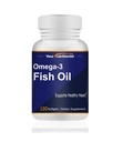 Omega-3 Fish Oil 1000mg, salute del cuore, 120 softgels