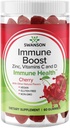 Swanson Immune Boost Gummies con Acerola, Zinco e Vitamina C & D - Tutto integratore naturale Promuovere un sistema immunitario sano - Aiuta a sostenere un corpo sano - (Cherry, 60 Gummies)