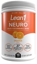 Lean1 Neuro, Mental Energy Powder Drink, sapore arancione, 15 vasche di servizio di Nutrition53