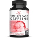 VALI Time Release Caffeine 100mg Capsules- Smart Slow Release per Extended Energy & Focus. Brain Booster Active Performance, Alertness & Clarity. 120 capsule vegetali