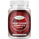 Alta resistenza Hawthorn Berry Capsule - Pure Antiossidante Hawthorn Berry Supplemento con Foglia & Flower Extract 4:1 per la salute e la digestione del cuore - Supporto energetico per gli uomini e le donne - 120 Count Pack