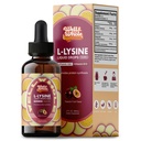 L-Lysine Supplement Liquid Drops | L-Lysine 1000mg Tintura con vitamina A, C e B12 per adulti e bambini | Supporto immunitario, Skin & Lips Salute, Collagen Sintesi | Non-GMO, Vegan, 2 Fl Oz (60 ML)