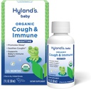 Hyland's Baby Organic Cough Syrup e Immune Support con Agave, Elderberry e Pomegranate, Soothes Cough, e Supporta Immunity, Nighttime, 2 Fl. Oz.