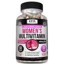 Kaya Naturals Multivitamina femminile, antiossidante sano generale, e supporto immunitario, vitamine A, D, C, E, Biotina, Acido Folico, & Multi-Mineral, Energy & Metabolism Vitamin Supplemento 60 Conte