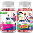 SUNNY SAM Zinc Gummies per Adulti & Magnesio Gummies per Bambini & Adulti - 100mg - Calze di Magnesio