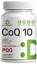 DEAL SUPPLEMENTO CoQ10 200mg con PQQ 200mcg, 240 Veggie Capsule | Biodisponibile Coenzyme Q10 Complex | Supporta cuore, energia e salute del cervello | Supporto antiossidante | Non OGM