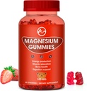 Magnesio Gummies 100mg ad alta resistenza - Gummies fruttato orso gommoso, integratori minerali sani promuove il muscolo, l'energia e la digestione