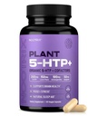 Nootrix Organic Plant 5 HTP+ Integratore | Supporta memoria, messa a fuoco mentale, salute cognitiva & energia | Promuove la funzione sana del mood & del cervello | Vitamina B6 & L Theanine |60 Capsule