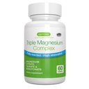 Igennus Superior Triple Magnesium Complex, Glycinate completamente reagito & Chelato, Taurate & Citrate, Etichetta pulita, Alta Biodisponibilità & Assorbimento, 60 compresse, Vegan, Non-Buffered
