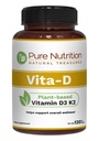 Pure Nutrition Vita D3 K2 - Vitamina D3 K2 Integratore | 120 Tab | Vitamina D3 6000 IU | Vitamina K2 come MK7 100mcg | Vitamina K2 D3 | Non OGM |