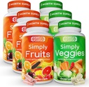 Semplicemente il Pledge della Natura - Confezionato con 42 diversi frutta e verdura - 3 mesi di fornitura - fatto con Superfoods di cibo intero - con Aloe Vera – 100% Soy Free - 540 capsule
