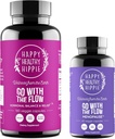 Happy Healthy Hippie Vai con il supporto menopausa flusso & Vai con l'equilibrio ormone flusso per le donne (180ct)