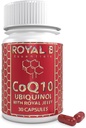 Ultra-Premium Co-Enzyme Q10 con Royal Jelly, Ubiquinol CoQ10 Capsule per la salute del cuore e la difesa immunitaria, All-Natural CoQ10 Supplemento fatto da api, 3.000 mg, 30 capsule vegetali