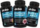 Integratori di drenaggio linfatico &amp; Pillole d'acqua Diuretici - Supporto linfatico di erbe Totale Prodotti di pulizia di erbe & Pillole di acqua Integratore di supporto Lymph Node Detox Cleanse