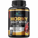 Horny Goat Weed Extra Strength Blend, 120 Capsule, w. Maca, Arginina, Ginseng, Tribulus, Tongkat, Libido, Stamina, Energy Support, Non-GMO Formula, 120 Caps