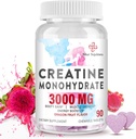3000 MG Creatina Monoidrato per le donne e gli uomini, Pillole di creatina con BCAA & Chews di creatina idrolizzata Chews Tablets per Performance & Recupero, Forza, Dragon Fruit Flavor, 90 compresse