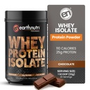 Polvere di proteine dell'isolato del siero – polvere di recupero dell'allenamento post per il recupero del muscolo e la crescita – proteine 25g – facilmente digeribili – non OGM & Gluten-Free – Cioccolato Flavor – 20 secchi (1.41 lbs)