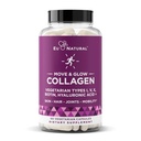 Move & Glow Collagen Pills for Women & Men – Vegetariano Multi-Collagen (Tipo I-V-X) con 9 Superfood a base vegetale per la salute della pelle & Joint Support – Biotina, Vitamina C, Vitamina E, 60 Capsule Vegetariani