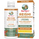 MaryRuth Organics Reishi Vegan Mushroom Supplement | Ultra Absorption Liposomal | Supporto immunitario con 200 mg Beta-Glucans, Vegan |Full Spectrum Reishi Mushrooms Fruiting Body | 7.6 oz,