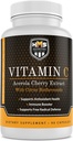 Acerola Cherry and Citrus Bioflavonoids Vitamin C Supplemento - Supporta la salute antiossidanti, Immune Booster - Vegan, Organic - 90 capsule, 90 giorni Suply