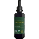 Global Healing Center - Ginseng - Organic Raw Herbal Extract - Liquid Panax Supplement Drop promuove l'energia - Coreano e Siberiano Ginseng Supplemento, Maca, Ashwagandha - Non-GMO - 2 Fl Oz