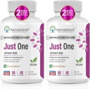Solo un multivitaminico metilato giornaliero con Methyl B12, Quatrefolic Methylfolate, puro MTHFR supplemento per gli uomini e le donne senza ferro, 2 bottiglie (60 capsule vegane), USA-Made