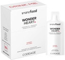 Codeage Wonder Heart Liquid CoQ10 Liposomal Ubiquinone Supplemento, Coenzyme Q10 Vitamine di cuore, Non OGM Sunflower Phosphatidylcholine Vegan Blend, Raspberry Flavored Softgel, Confezione da 30 Pouches