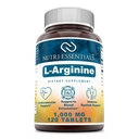 L-Arginina 1000 Mg 120 compresse Integratore alimentare - Supporta la salute cardiovascolare - Supporta le funzioni del sistema immunitario - Promuove la circolazione sanguigna