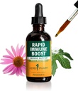 Herb Pharm Organic Rapid Immune Boost: Tintura rapida assorbente per adulti, Echinacea Tintura con Goldenseal, Ginger Extract & Elderberry, Immune Support Supplement & Wellness Aid, 2 Oz
