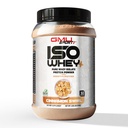 GMU SPORT - Polvere isolata di proteine del siero al 100% - 2 LB Whey Isolate Protein Powder con Peptidi di collagene, enzimi digestivi & BCAAs - Polvere proteica con 30 Serve - Cinnamon Swirl