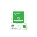 Hyland's Baby Organic Chest Rub, Soothe e Comfort, con lavanda organica, menta piperita, e camomilla fiore olio, sicuro e gentile, Dermatologo testato, 1,76 Oz, Infant