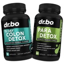 Colon Cleanser Detox & Integratore Intestinale - 15 Day Colon Cleanse Pills with Probiotic, Wormwood, Black Walnut, Psyllium, Aloe Complex - Bowel Movement Supplements for Stomach Bloating Gut Support