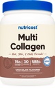 Nutricost Multi Collagen + Beauty & Protein Powder (Milk Chocolate Flavor) 30 Serve - con Biotin e Collagen Peptides, Non OGM, Senza glutine