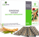 QG gruppo Ginseng estratto & Licorice radice estratto con vitamina C (80 compresse - 210mg ciascuno) Integratore alimentare per uomini e donne