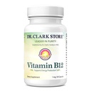 Dr. Clark Vitamina B12 Supplemento, 1mg, 50 capsule Gelatin