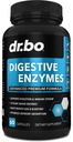 Integratori di enzimi digestivi a base di piante - Pancreatic & Proteolytic Super Digestion Enzyme Supplemento pillole per Bloating Relief per le donne & uomini - Lipasi, Amylase, Bromelain, Protease & Cellulase