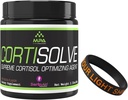 MPA Supps CortiSolve - Supreme Cortisol Ottimizzazione agente Bundle con un braccialetto di braccialetto di braccialetto motivazionale per motivare e sostenere voi - 28 Servings - Hot Cocoa