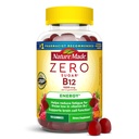 Nature Made Zero Sugar Energy Vitamin B12 Gummies 1000 mcg per Serving, B12 Vitamine, Energy Metabolism Support, Aspartame Free, 110 Zucchero Gummie gratuite, 55 giorni di alimentazione