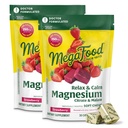 MegaFood Relax + Calm Magnesium Supplement - Soft Chews with Magnesium Citrate & Malate for Heart Health, Muscle Tension & More - Vegetariano - Strawberry Flavor - 30 Chews per Pack (2 Pack)