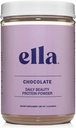 Polvere di proteine del collagene di Ella per le donne - Polvere giornaliera di proteine di bellezza con peptidi di collagene di erba - non OGM, senza glutine, senza dolcificanti artificiali - 20 porzioni